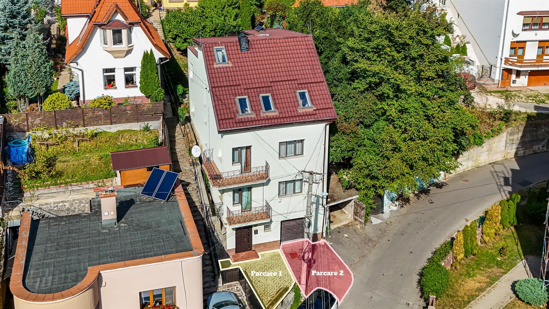 Casa pe 3 niveluri | Terasa cu priveliste | 3 parcari | Pozitie centrala - Poză 9