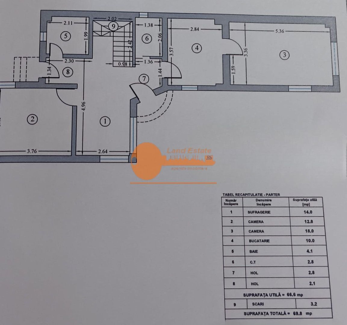 Vilă P+1 cu garsonieră independentă și curte 360 mp | zonă liniștită Militari - Schiță 6