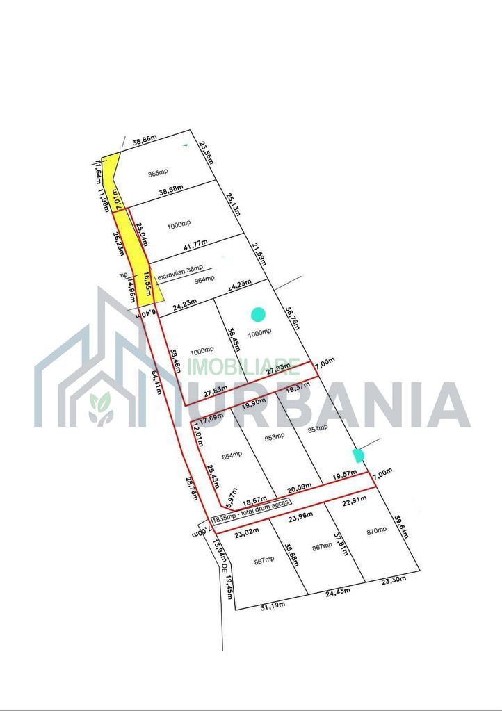 Teren de vânzare, 867 mp, acces pavat, Pădurea Bârnova - Poză 2