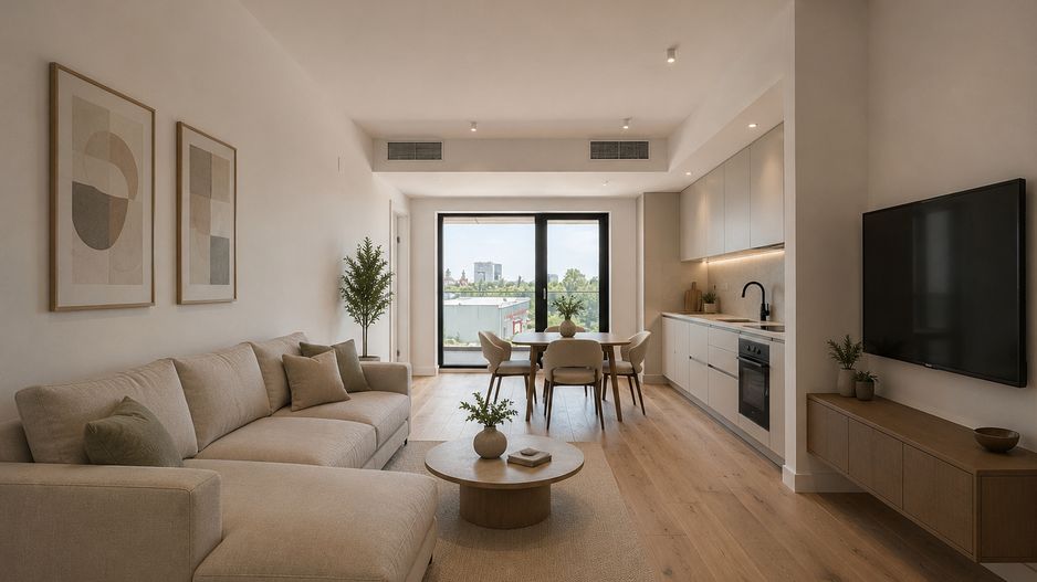APARTAMENT PREMIUM 2 CAMERE | CASA PRESEI | SISTEM SMART HOME INTEGRAT - Poză 1