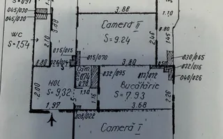 Apartament cu 3 camere pe strada Bucuresti ! - Schiță 11
