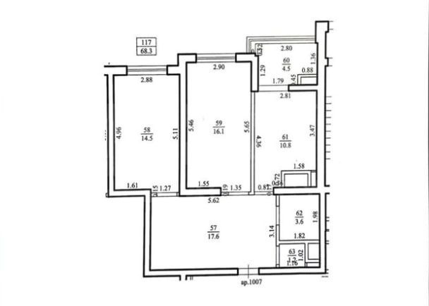 Vânzare, apartament, 2 camere, strada Vasile Lupu, Buiucani - Poză 3