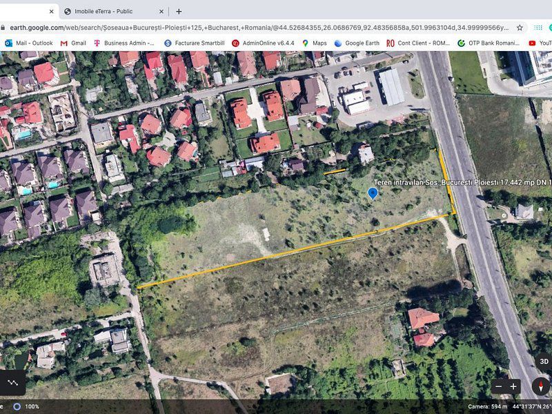 Teren intravilan Soseaua Bucuresti-Ploiesti deschidere DN1 64 ml - Poză 7