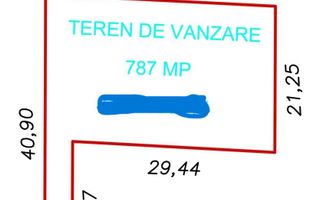 Teren | intravilan |  787 Mp |  Cristian | - Poză 3
