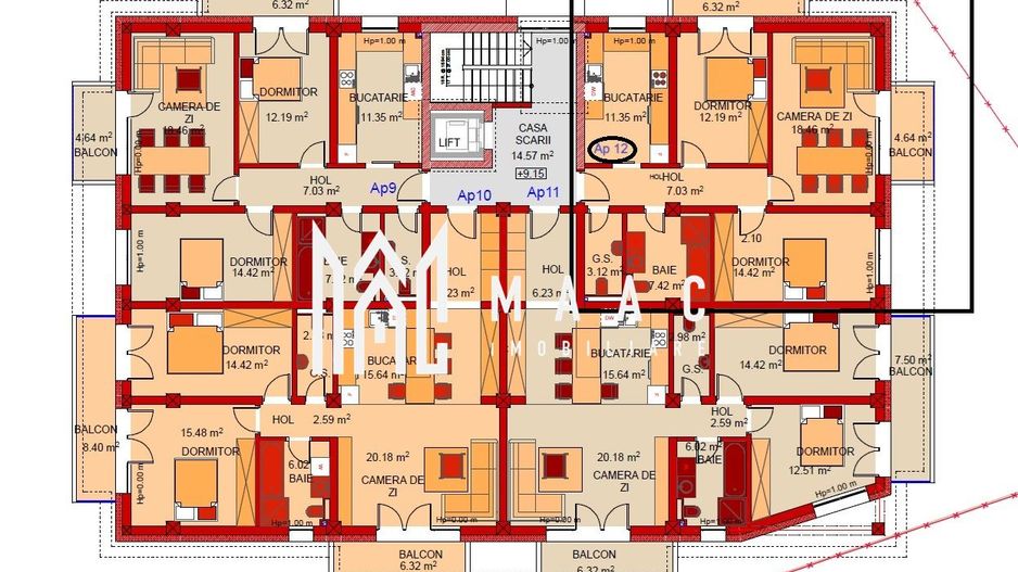 Apartament 3 camere | Etaj 3 | Lift | Parcare | Comision 0 - Poză 1