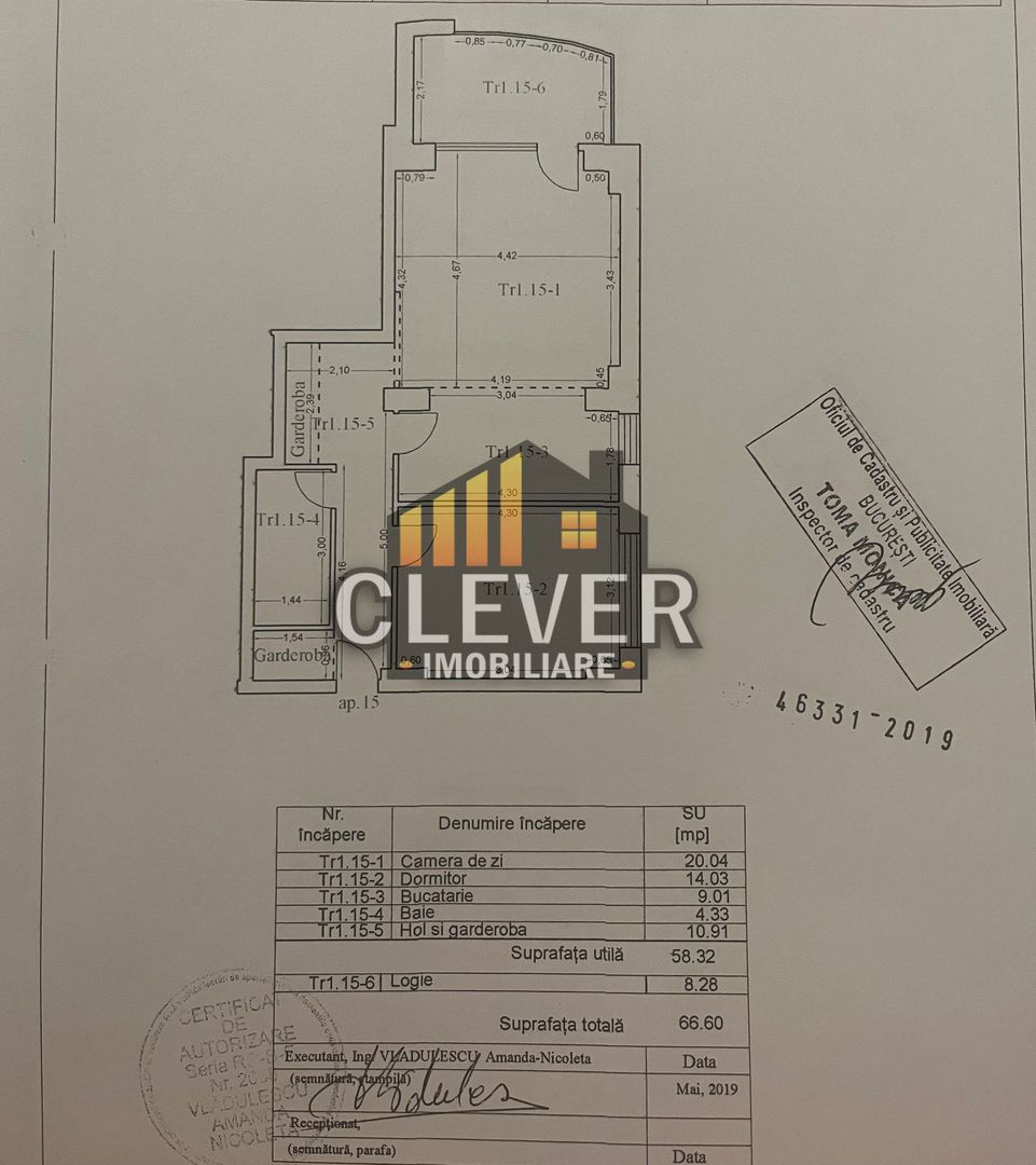 Apartament 2 camere Mobilat Utilat Theodor Pallady - Poză 11