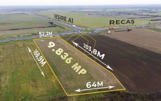 Teren extravilan langa Autostrada | Remetea Mare - Poză 1