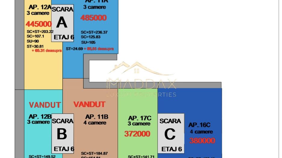 Apartament cu 3 camere ***142mp*** // Herastrau - Cartierul Francez - Schiță 52