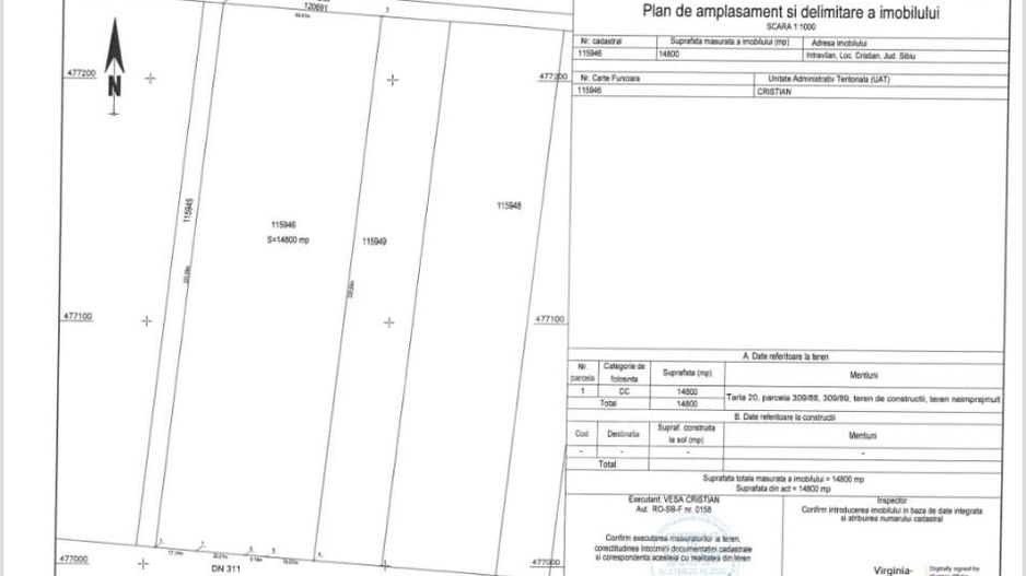 De vânzare teren intravilan – Cristian, Sibiu - Poză 9