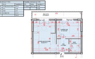 Ap 2 camere, etaj intermediar, incalzire pardoseala - Pallady - Schiță 7