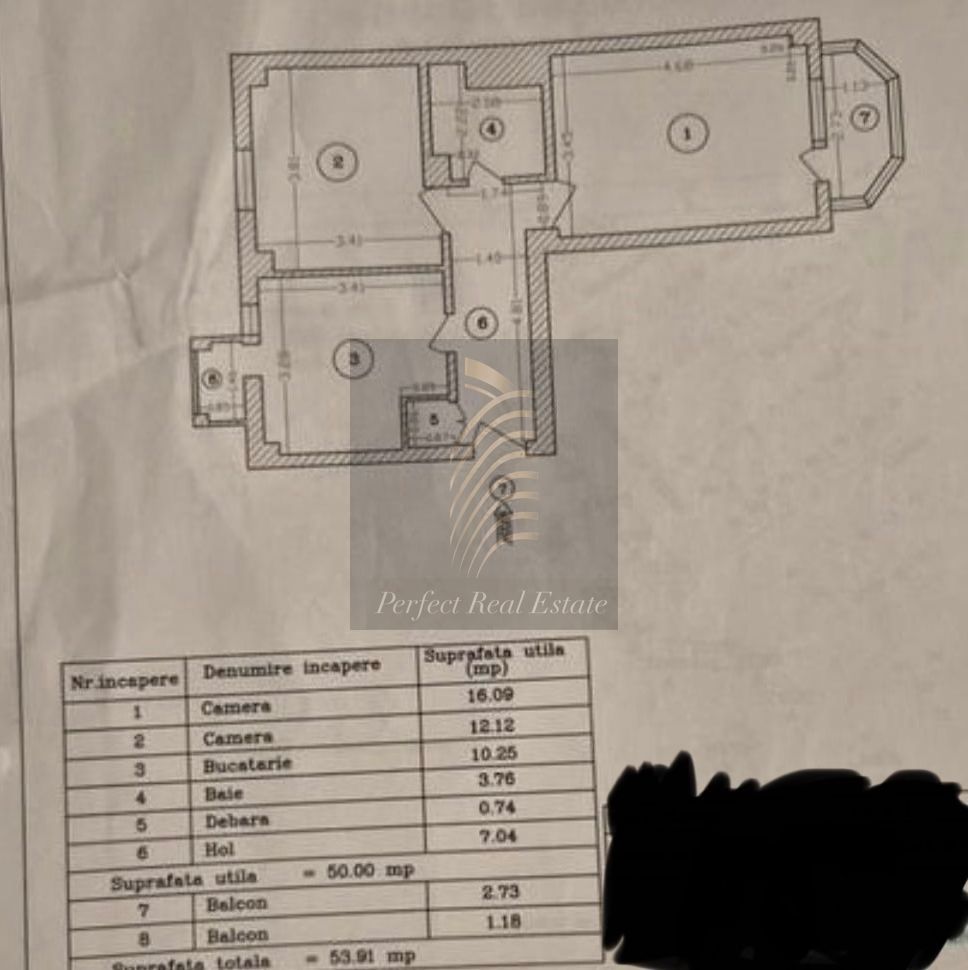 De vânzare apartament 2 camere decomandat – Zona Capitol - Poză 2