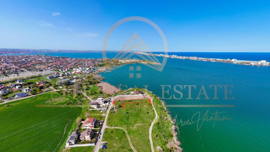 Palazu Mare - Primul lot la lac - teren 1600 mp cu deschidere de 18,70 m - Poză 1
