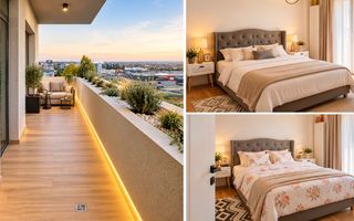 Apartament 3 camere LUX | Bloc Nou | Etaj 9 | Promenada Mall | View Superb - Poză 4
