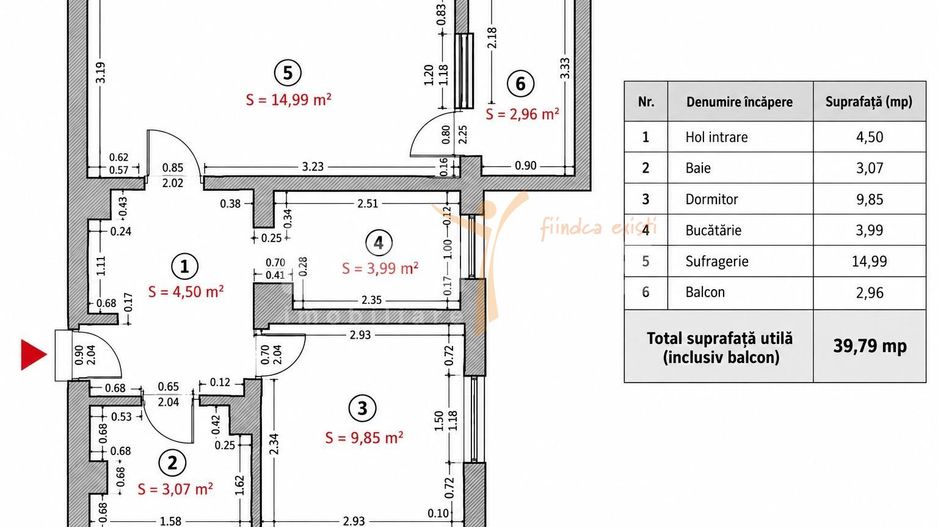 APARTAMENT 2 CAMERE DECOMANDAT RENOVAT - Poză 2