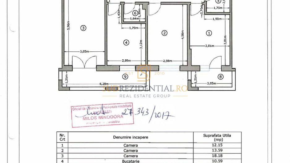 Apartament 3 camere |Berceni - Aparatorii Patriei| Proximitate Metrou - Schiță 8