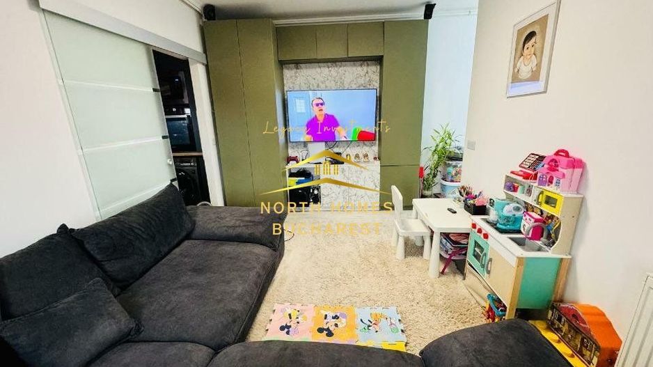 Apartament de 2 camere complet mobilat utilat, centrala proprie - Poză 2