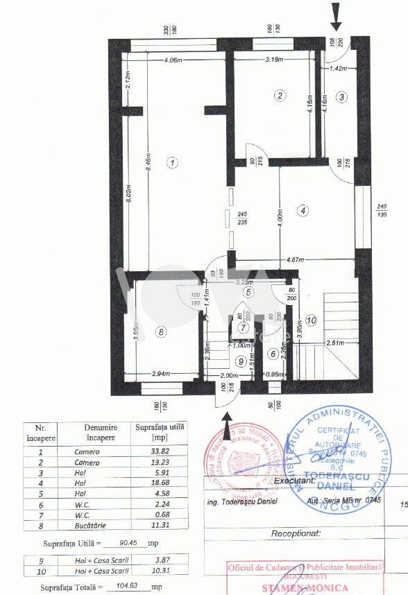 De închiriat: vilă Cotroceni - 12 camere - Louis Pasteur - Poză 10