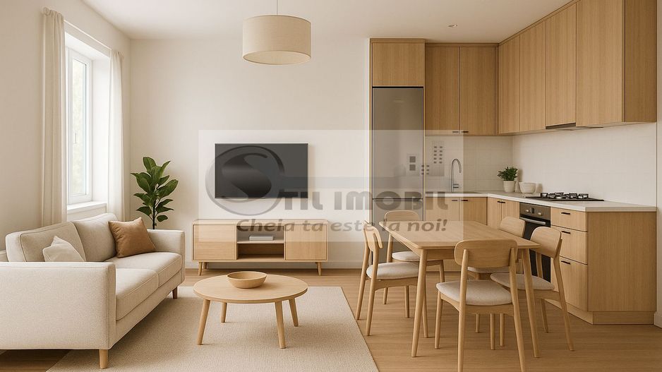 Garsonieră Rediu, 58.000 € +TVA, loc parcare, 0% comision Bloc nou - Poză 1