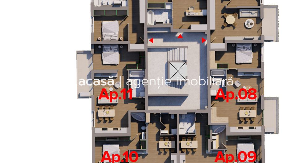 Apartament NOU 2 camere ARED RED9 - Comision 0% - Poză 4