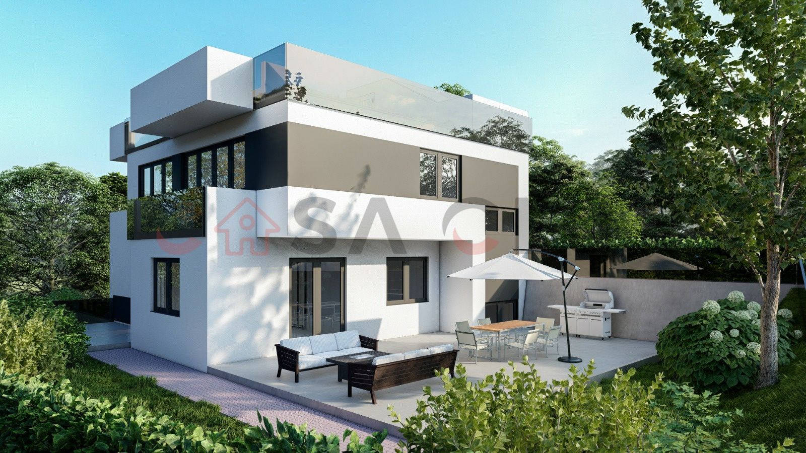 Casă moderna individuală D+P+E+T în Feleacu - Poză 38