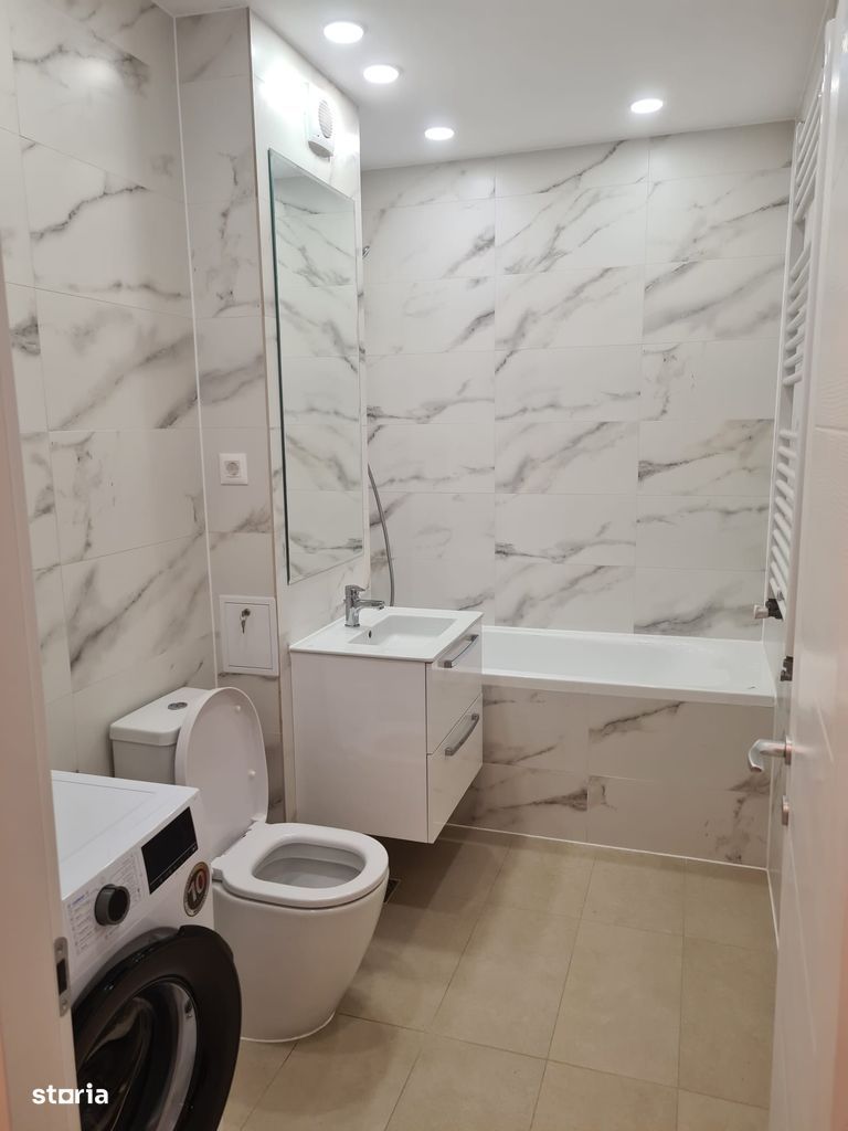 Prima închiriere - Apartament 2 camere Hils Brauner, parcare inclusă, bloc nou - Poză 12