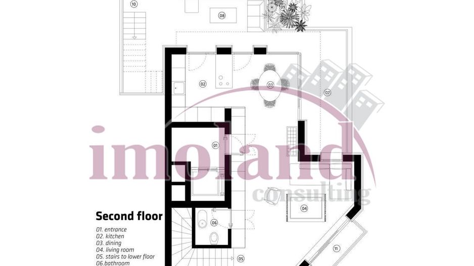 Unique Penthouse with 2 terraces and parking - Central Bucharest - Schiță 29