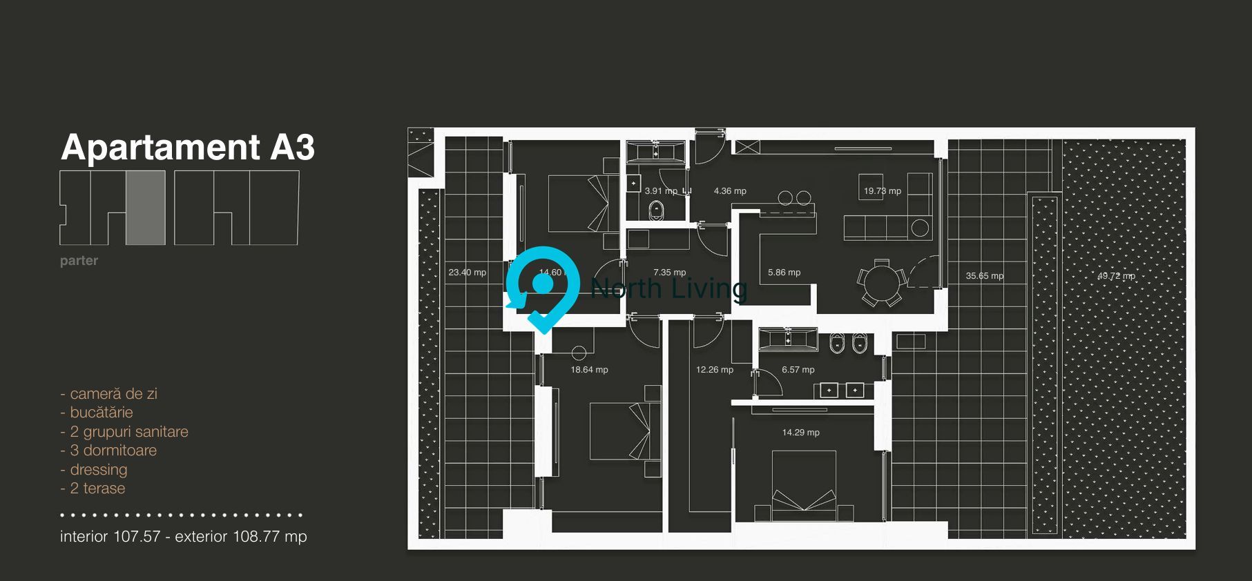 Apartament 4 Camere Lux | Curte | Finisaje Premium Bloc nou | Iancu N. - Poză 2