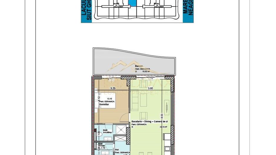 Apartament de vanzare 2 camere + 2 bai I Mamaia Nord I Malul Marii Negre - Poză 22