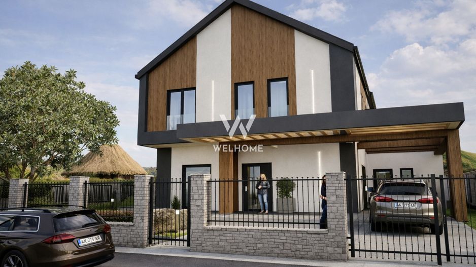 Casă single modernă, eficientă energetic și curte generoasă - Poză 1