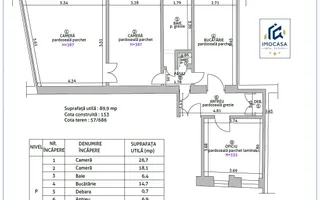 De vânzare Apartament 3 Camere Locuiește în Inima Orașul, Decebal-Arad - Poză 13