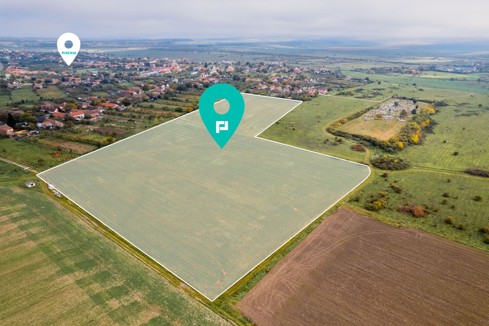 Teren de 50.000mp în Pișchia - Poză 1