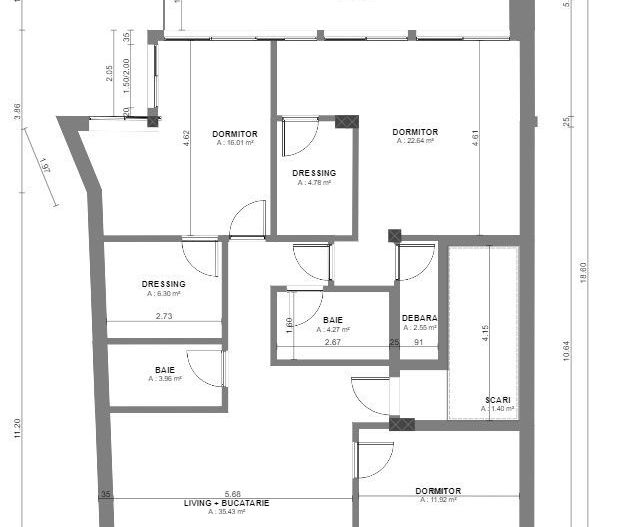 Dezvoltator, 4 camere, 106 mp utili, bloc boutique 7 apt Parc Circului - Poză 8
