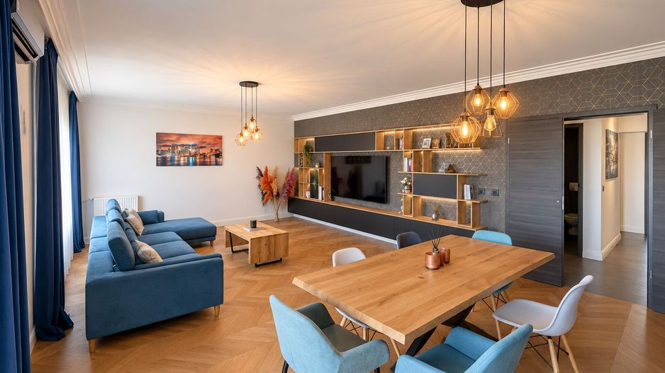 For Rent I 4-room Luxury Apartment I Lake View I Floreasca - Poză 4