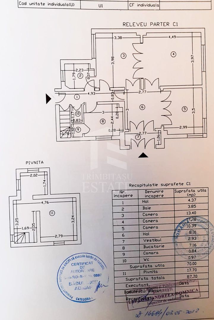 Piata Muncii - Decebal, casa 87 mp totali, 179 mp curte libera, - Poză 35