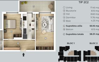 2cam.dec-58mp/5min pe jos - metrou Berceni - Poză 2