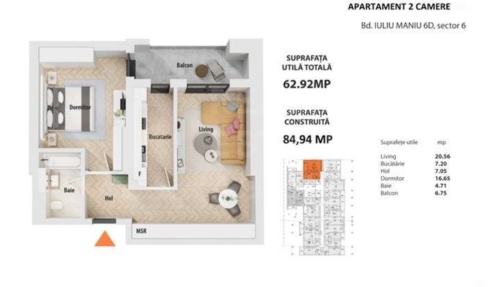 Vânzare, apartament de lux, 2 camere - zona Politehnica, București - Poză 16