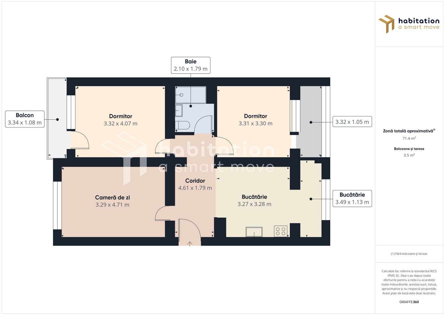 Confort, lumină și rafinament – 3 camere,  in zona Tipografilor - Poză 24