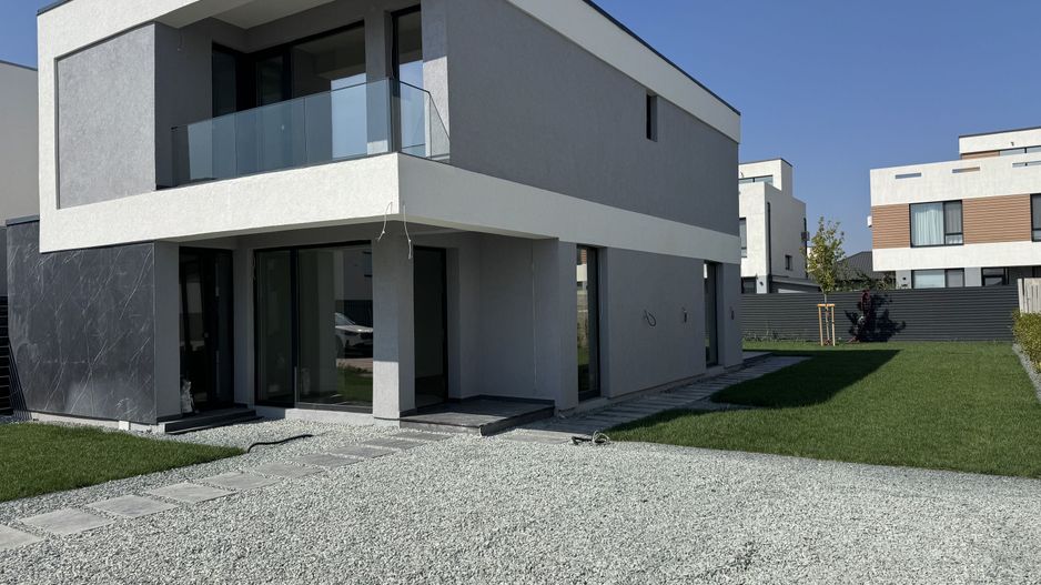 Ultima vila PREMIUM 5 camere Tunari, acces PIPERA, 350 m2 curte - Poză 1