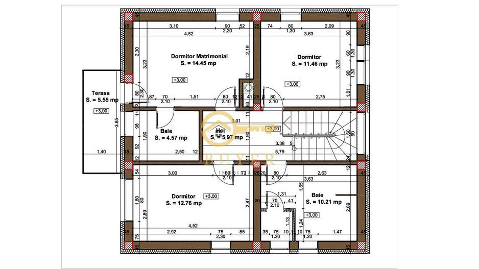 Casa single, finisata LA GRI- Talmaciu, zona cu peisaj superb, 400 mp - Poză 7