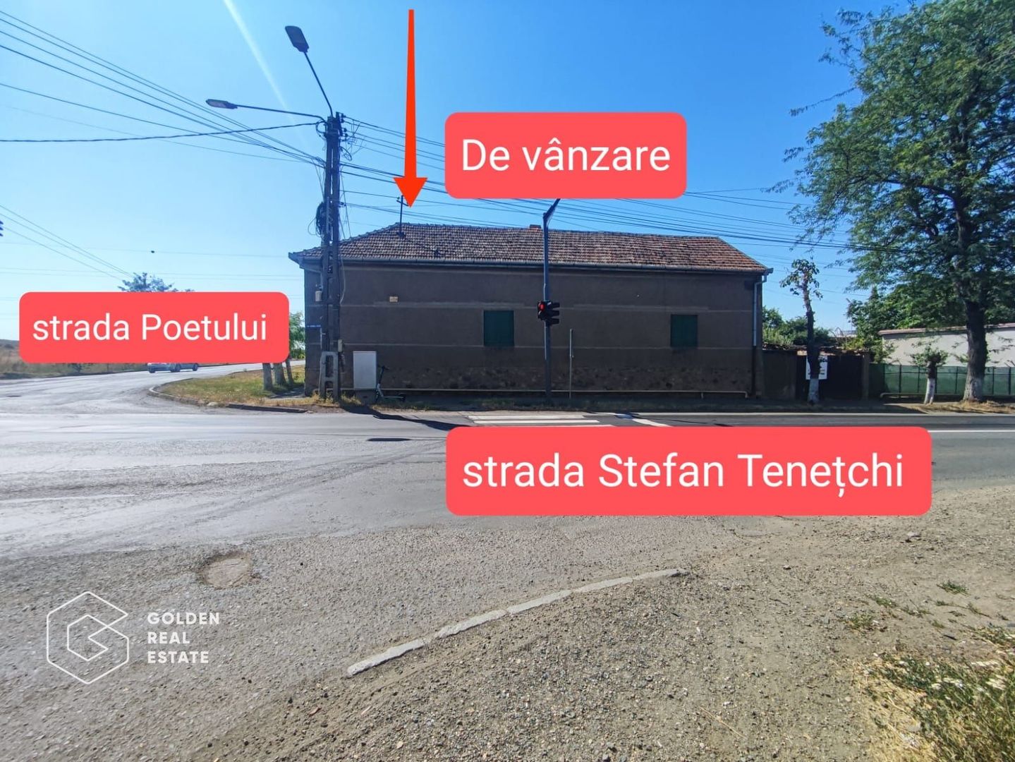Teren 938 mp cu casa, amplasare pe colt, vad comercial, zona Gai - Poză 1