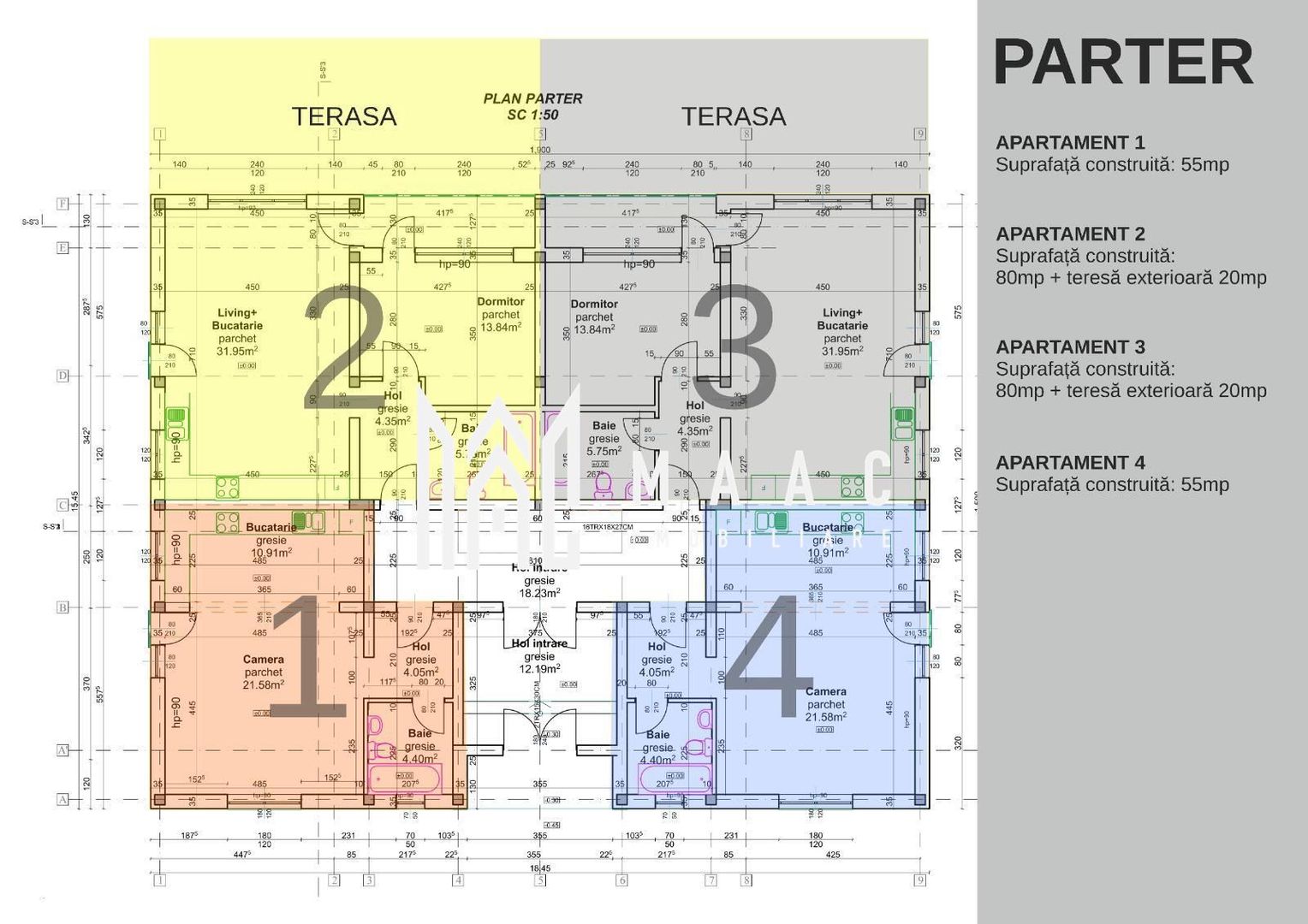 Apertament 2 Camere I Parter I Gradina I Selimbar - Poză 9