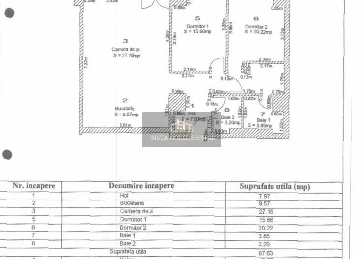 Apartament 3 camere Vita Bella *Parcare 2 locuri*/ Terasa mare - Poză 14