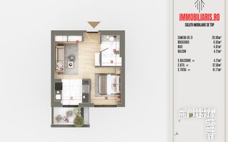 N. Teclu Metrou - Ansamblu Nou - Parcuri - Direct Dezvoltator - Schiță 2