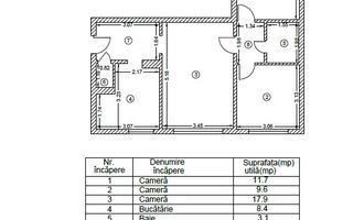 3 camere 1 Decembrie 1918 - Salajan I metrou I metrou I COMISION 0% - Poză 2