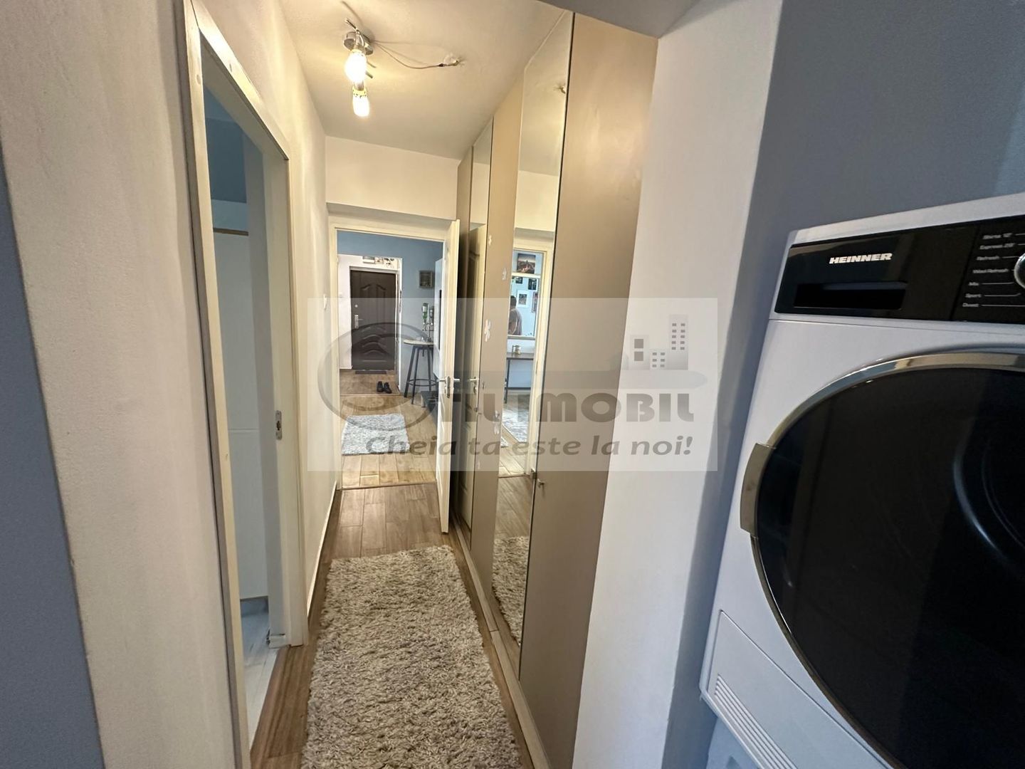 Apartament 3 camere, 52 mp, mobilat, parter, zona Garii, 106000 € - Poză 6