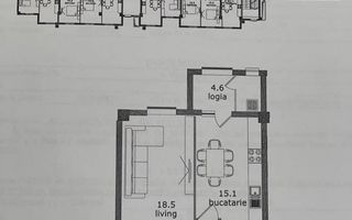 Vânzare, apartament, 2 camere, str. Alba Iulia, Buiucani - Poză 2