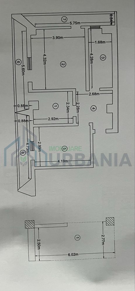 Apartament 2 camere, 3 balcoane, intabulat, vis-a-vis de Parcul Copou, loc de parcare subteran - Poză 8