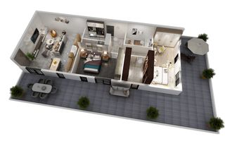 Apartament 4 camere, terasa 88mp, loc de parcare subteran. Comision 0%! - Poză 1