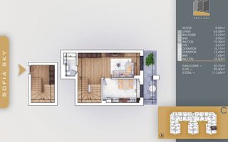 DUPLEX 3 CAM. SUPRAFATA DE 111MP./ SCOALA BRAUNER, METROU N TECLU! - Poză 1