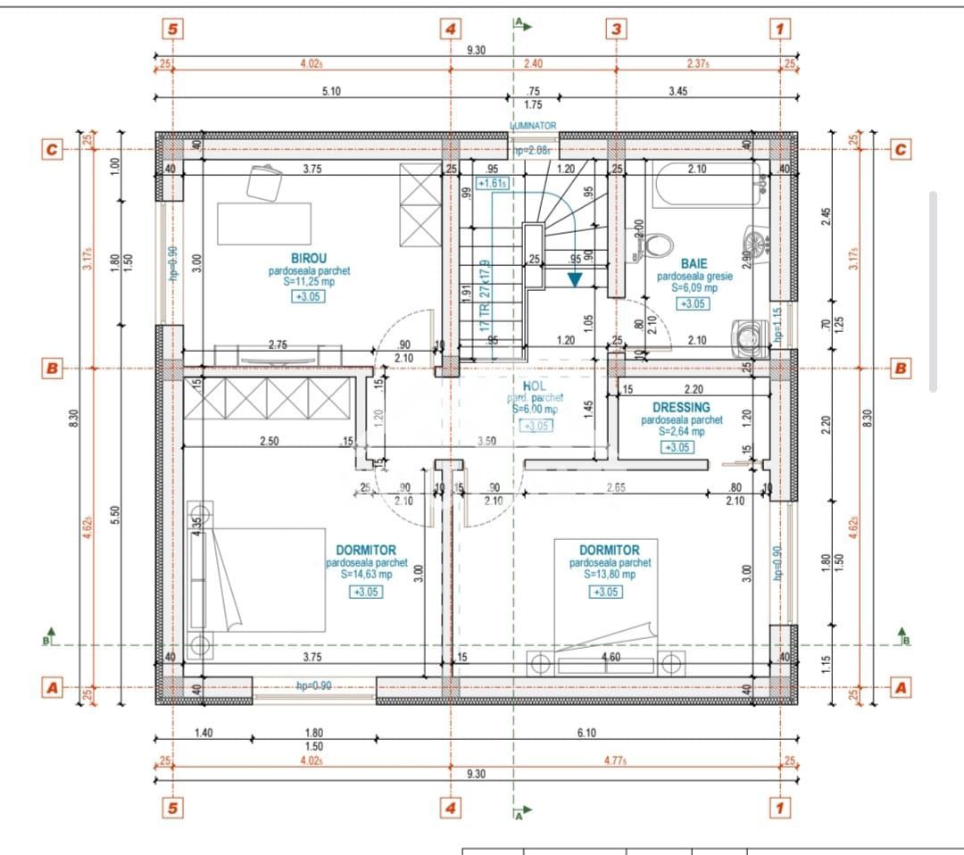 Casa individuala 4 camere, teren mare NOU - Poză 3